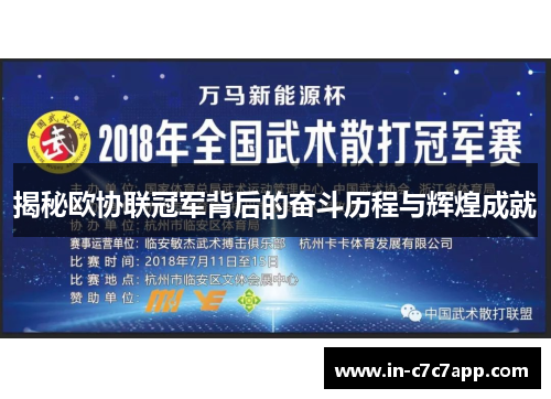 揭秘欧协联冠军背后的奋斗历程与辉煌成就