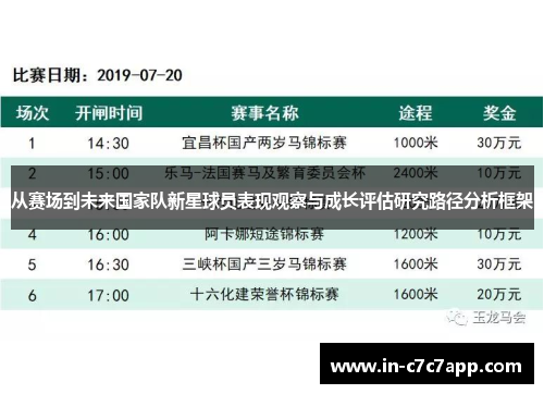 从赛场到未来国家队新星球员表现观察与成长评估研究路径分析框架